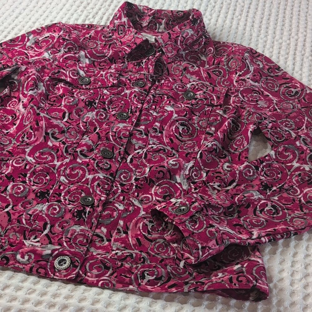 Christopher & Banks Pink Patterned Jacket - Picture 12 of 12